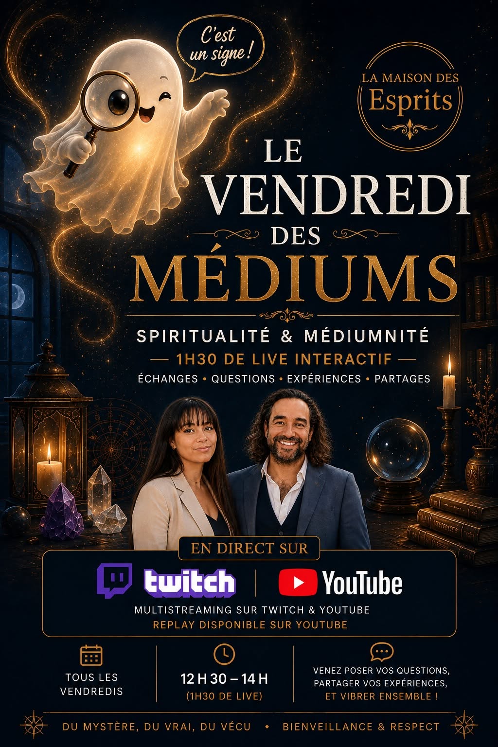 Affiche de Le vendredi des médiums